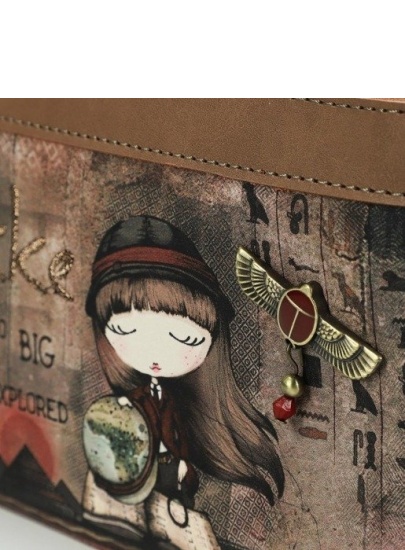 Kosmetyczka Portfel ANEKKE CARRYALL WITH EGYPTIAN STYLE PRINTED DESIGN