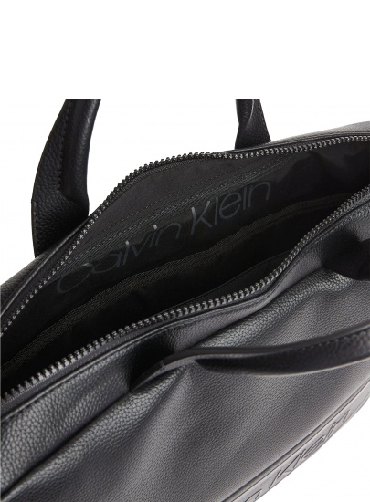 Torba na laptopa CALVIN KLEIN Striped Logo Pu Laptop Bag K50K505650 BAX