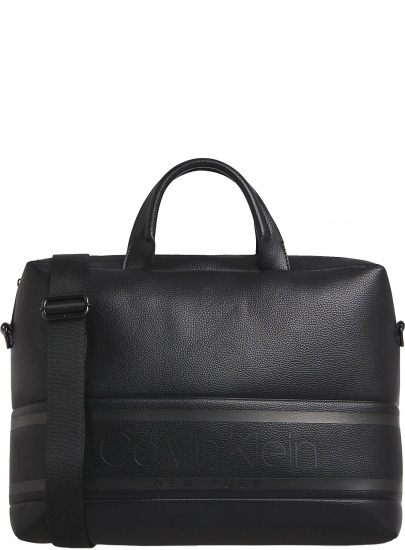 Torba na laptopa CALVIN KLEIN Striped Logo Pu Laptop Bag K50K505650 BAX