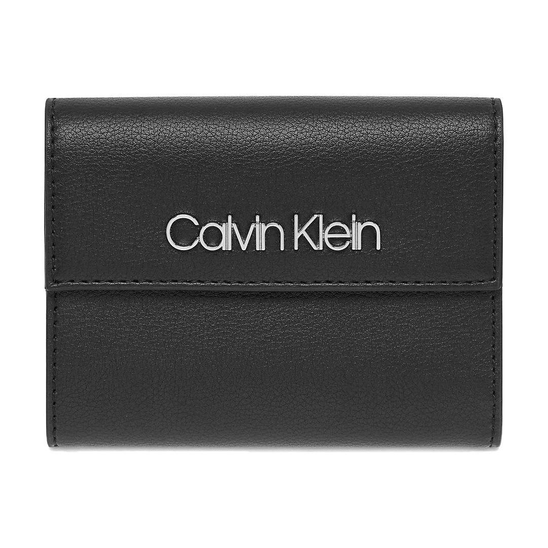 Portfel Damski CALVIN KLEIN Trifold Wallet K60K606357 BAX