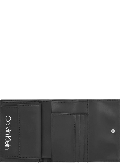 Portfel Damski CALVIN KLEIN Trifold Wallet K60K606357 BAX