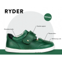 Zielone Półbuty BOBUX Ryder Forest + Black 635510