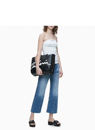 Torebka CALVIN KLEIN JEANS Ckj Sculpted Shopper K60K606574 BDS