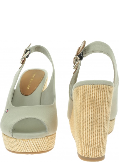 Espadryle Damskie TOMMY HILFIGER Iconic Elena Sling Back Wedge FW0FW04789