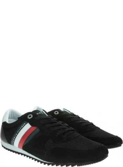 Sneakersy Męskie TOMMY HILFIGER Essential Mesh Runner FM0FM02666 BDS