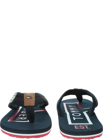 Japonki Męskie TOMMY HILFIGER Hilfiger Badge Beach Sandal FM0FM02706 DW5