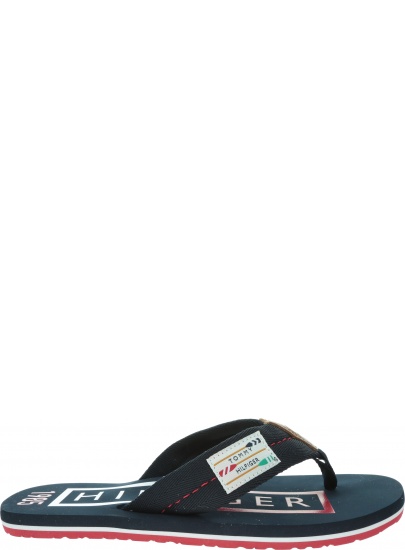 Japonki Męskie TOMMY HILFIGER Hilfiger Badge Beach Sandal FM0FM02706 DW5