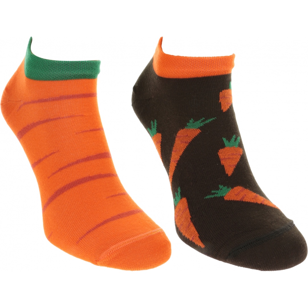 Kolorowe Skarpetki Stopki MANY MORNINGS Garden Carrot Low