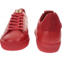 Czerwone Skórzane Trampki HOGL GLAMMY Swarovski® crystals 8-10 0350