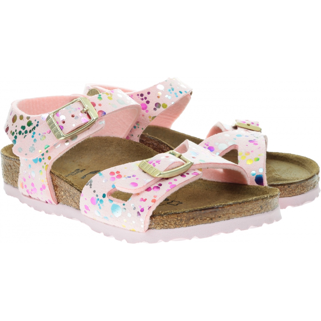Sandały BIRKENSTOCK Rio Kids 1016011 Confetti Rose