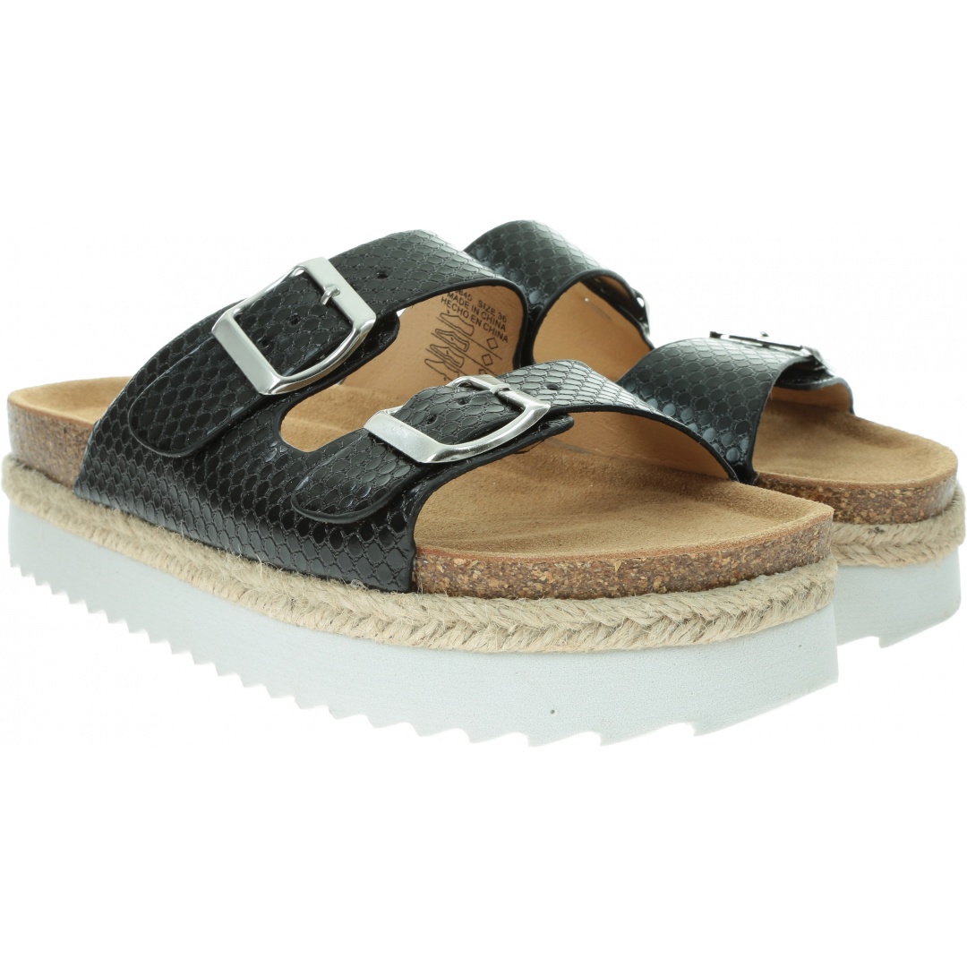 Klapki Espadryle REFRESH 69645 Black
