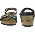 Sandały BIRKENSTOCK Rio Kids 1015989 Confetti Black
