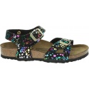 Sandały BIRKENSTOCK Rio Kids 1015989 Confetti Black