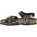 Sandały BIRKENSTOCK Rio Kids 1015989 Confetti Black