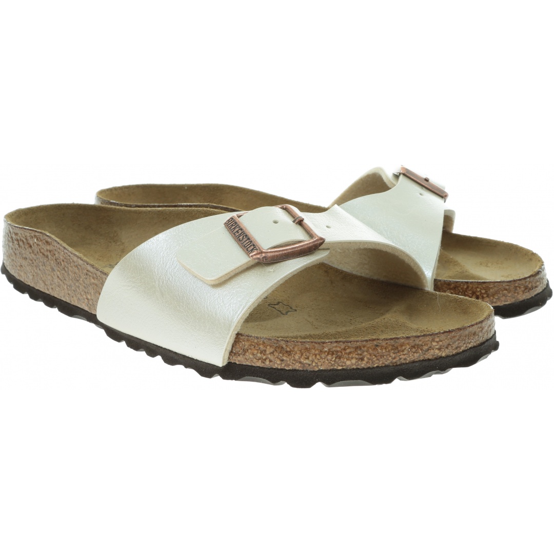 Klapki BIRKENSTOCK Madrid 0940153 Madrid BF Graceful Pearl White