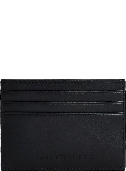Mały Portfel na Karty TOMMY HILFIGER Essential Cardholder AM0AM06161 BDS