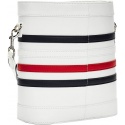 Biała Torebka TOMMY HILFIGER Bucket Bag AW0AW08310 0K5