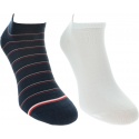 Kolorowe Skarpetki Stopki 2 pary TOMMY HILFIGER 320307001 014 (2-PAK)