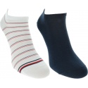 Kolorowe Skarpetki Stopki 2 pary TOMMY HILFIGER 320307001 300 (2-PAK)