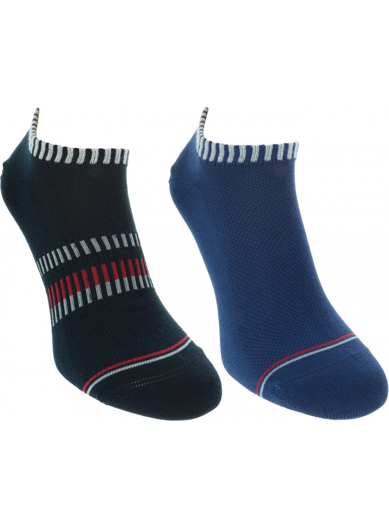 Kolorowe Skarpetki Stopki 2 pary TOMMY HILFIGER 320213001 322 (2-PAK)