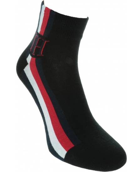 Czarne Skarpetki 2 pary TOMMY HILFIGER 320203001 200 (2-PAK)