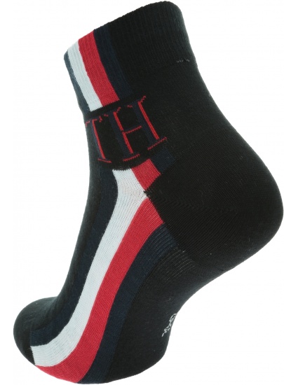 Czarne Skarpetki 2 pary TOMMY HILFIGER 320203001 200 (2-PAK)