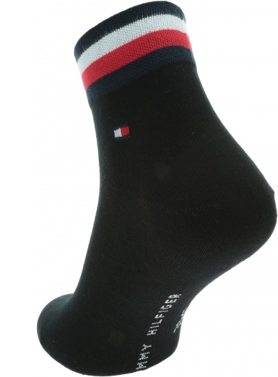Czarne Skarpetki 2 pary TOMMY HILFIGER 320203001 200 (2-PAK)