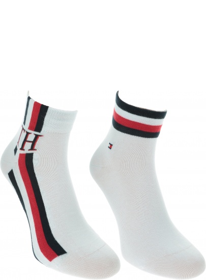 Białe Skarpetki 2 pary TOMMY HILFIGER 320203001 300 (2-PAK)