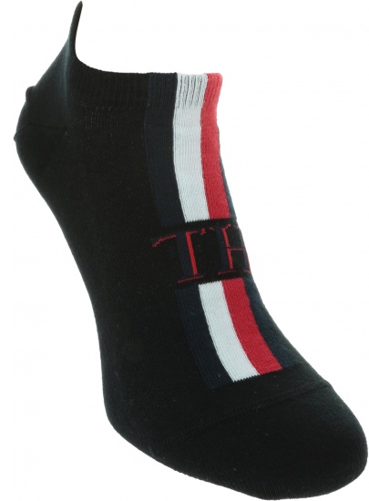 Czarne Skarpetki Stopki 2 pary TOMMY HILFIGER 320204001 200 (2-PAK)