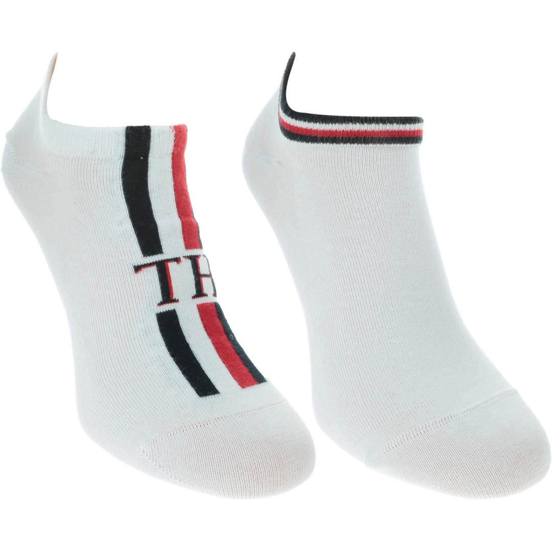 Białe Skarpetki Stopki 2 pary TOMMY HILFIGER 320204001 300 (2-PAK)
