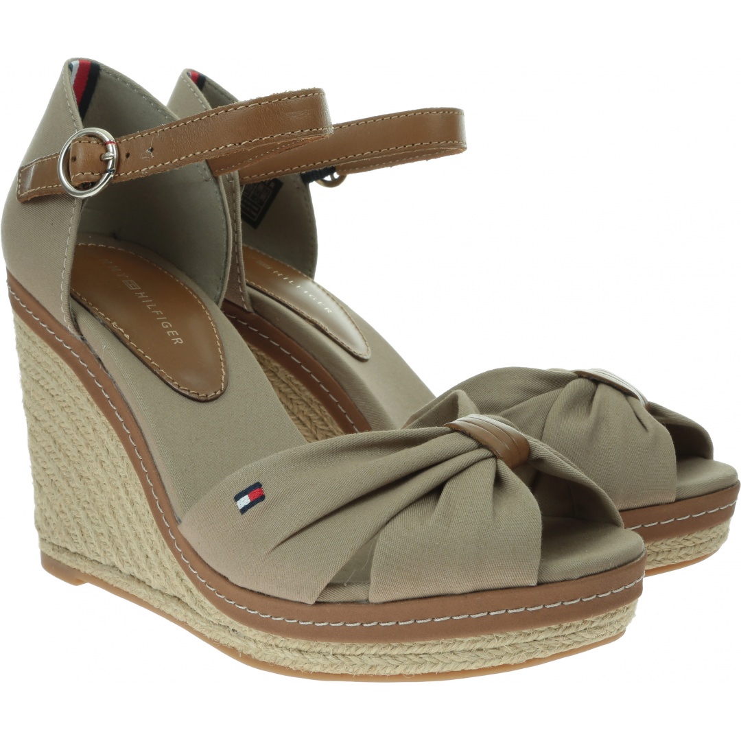 Espadryle Damskie TOMMY HILFIGER Iconic Elena Sandal FW0FW00905 068