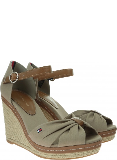 Espadryle Damskie TOMMY HILFIGER Iconic Elena Sandal FW0FW00905 068
