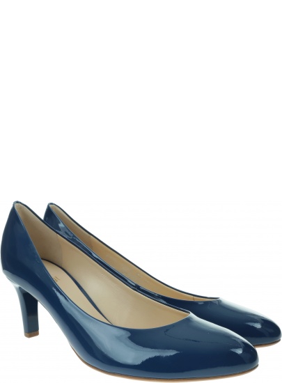 Granatowe Szpilki HOGL Natur 9-10 6004 Softlack Navy