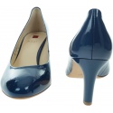 Granatowe Szpilki HOGL Natur 9-10 6004 Softlack Navy