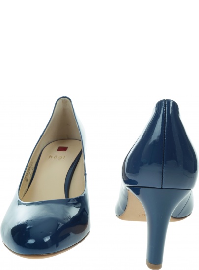 Granatowe Szpilki HOGL Natur 9-10 6004 Softlack Navy