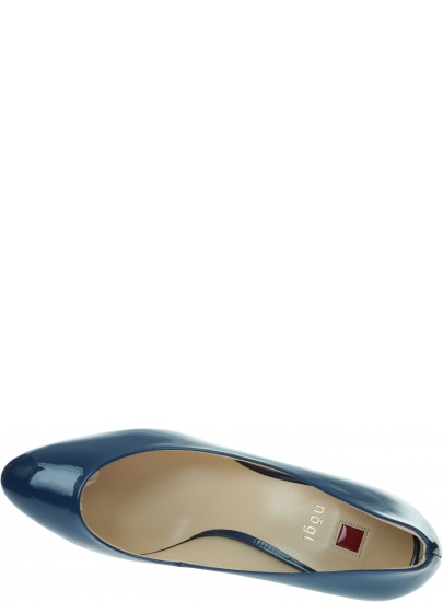 Granatowe Szpilki HOGL Natur 9-10 6004 Softlack Navy