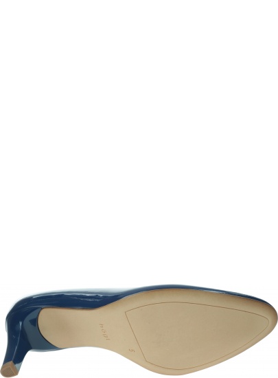 Granatowe Szpilki HOGL Natur 9-10 6004 Softlack Navy