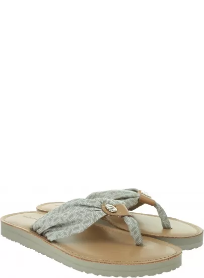 Japonki Damskie TOMMY HILFIGER Th Monogram Flat Beach Sandal FW0FW04808 AEP