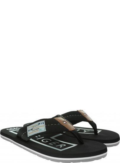 Japonki Męskie TOMMY HILFIGER Hilfiger Badge Beach Sandal FM0FM02706 BDS