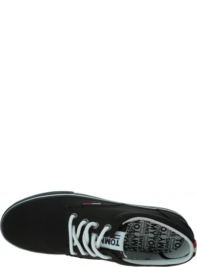 Czarne Trampki Tommy Hilfiger Tommy Jeans Black EM0EM00001 990