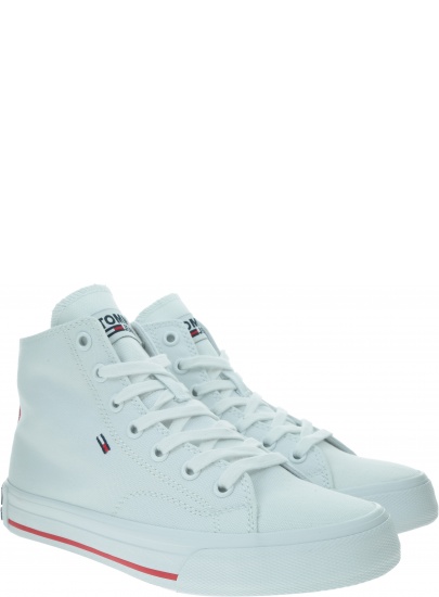 Sneakersy Damskie TOMMY HILFIGER Midcut Essential Sneaker EN0EN00795 YBS