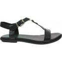 Sandały Damskie TOMMY HILFIGER Feminine Leather Flat Sandal FW0FW04882 BDS