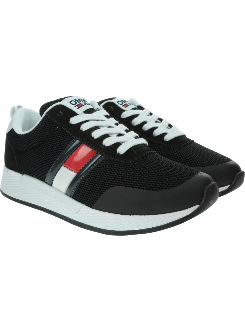 Sneakersy Damskie TOMMY HILFIGER Technical Flexi Runner EN0EN00875 BDS Sneakersy Damskie TOMMY HILFIGER Technical Flexi Runner EN0EN00875 BDS