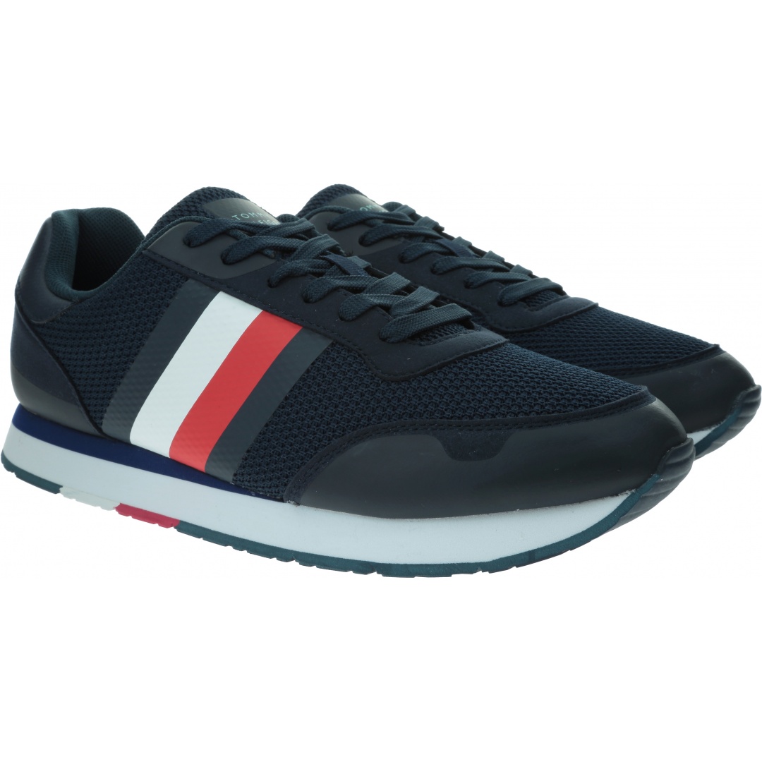 Sneakersy Męskie TOMMY HILFIGER Corporate Material Mix Runner FM0FM02688
