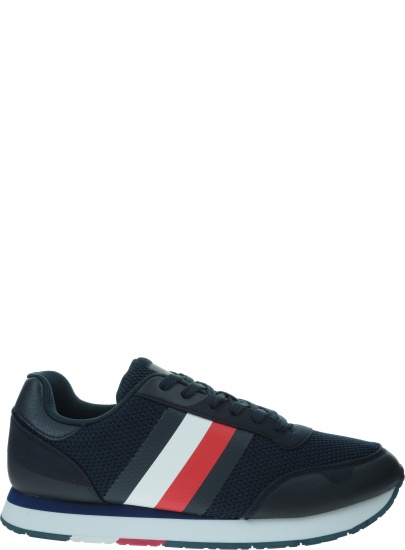 Sneakersy Męskie TOMMY HILFIGER Corporate Material Mix Runner FM0FM02688