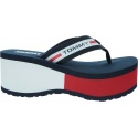 Japonki Damskie TOMMY HILFIGER Chunky Tape Beach Sandal EN0EN00855 C87