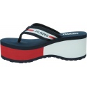 Japonki Damskie TOMMY HILFIGER Chunky Tape Beach Sandal EN0EN00855 C87