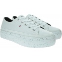 Sneakersy Damskie TOMMY HILFIGER Glitter Flatform Sneaker FW0FW04693 YBS