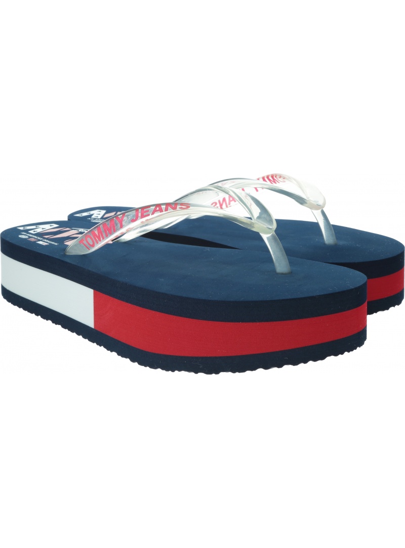 Japonki Damskie TOMMY HILFIGER Pop Color Mid Beach Sandal EN0EN00853 C87