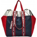 Torebka TOMMY HILFIGER TJW LOGO TAPE TOTE AW0AW08261 0F4